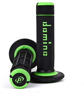 COPPIA MANOPOLE NERO/VERDE OFF ROAD