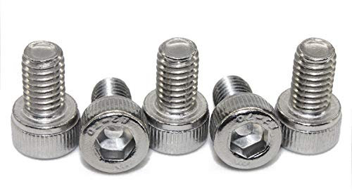 50 Stück Zylinderkopfschrauben M5 x 12 Edelstahl mit Innensechskant Zylinderschrauben DIN 912 A2
