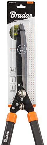 BRADAS - V-SERIES KT-V1130, Tagliasiepi Manuale con lama di alta qualità rivestita, Cesoie con lame lunghe 25 cm, Forbicioni professionali per potatura e modellatura a mano di siepi e cespugli.