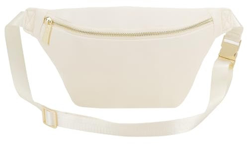 YogoRun Hüfttasche Damen Gürteltasche für Männer Nylon, Beige, Large, modisch