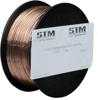 STM Der Meisterladen MIG MAG Stahl Schweißdraht Ø 1,0mm SG2 CO2 G3Si1 D100 1Kg…