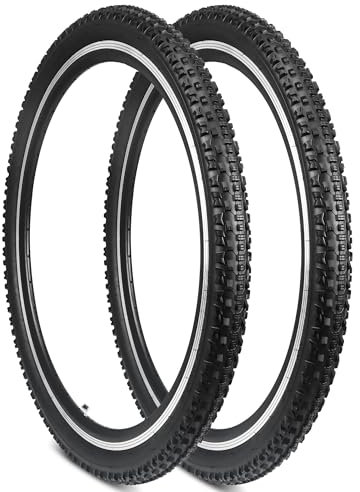 GRELiving 2 Stück Fahrradreifen Fahrradmantel 26 x 2.1 Zoll Bike Tires Reifen für Mountain Bike/Citybike/Rennrad