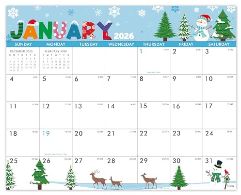 2027 Calendar - Magnetic Calendar for Refrigerator, Jan.2027 - Dec.2027