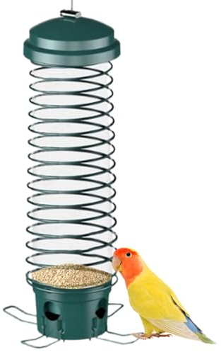 Holdes Alimentadores Para Pájaros Para Exterior - Distribuidor Anti-Ardilla | Colibríes en - para Observación de Aves Parque Terraza Jardín Patio Césped