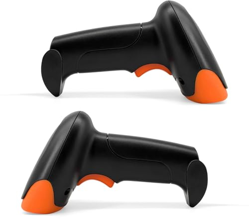 LUCKDANO Handhållen U20 1D/2D USB Streckkodsläsare | CMOS-bildsensor | Kabelansluten och Kompatibel med, och | Effektivt Verktyg för Lagerhantering (USB & 2.4G & BT Anslutning)