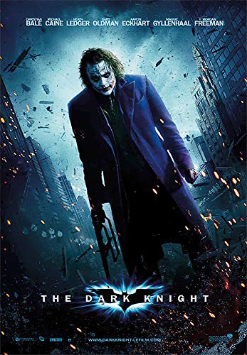 POSTER STOP ONLINE Batman - The Dark Knight - Movie Poster (Regular Style - The Joker) (Size 27 x 39)