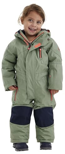 Killtec Kesley Mini Skioverall/Schneeanzug mit Kapuze und Schneefang, Pflaume, 98/104