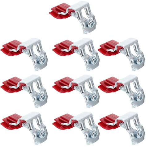 Lippo 10 Pcs Bow Stands Sink Mounting Bracket Kitchen Sink Bow Mounting Clips Kitchen Sink Clips Adjustable Perforating Screws Sink Accessories