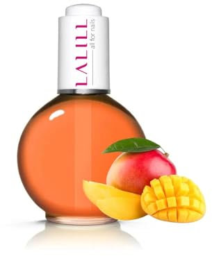 LALILL Nail & Cuticle Oil 75ml - Mango Nagelpflegeöl - Nagelöl Pflege für Nägel & Nagelhaut - Maniküre Naildesign Hände - Vegan - Mit Pipette