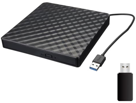 Hard disk esterno USB, unità ottica USB 3.0 velocità 8x, disco rigido esterno USB, registratore dati portatile, masterizzatore multiuso per riprodurre film, installazione software di backup dei dati