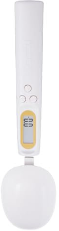 Báscula de cuchara medidora de alimentos, balanza digital de alimentos, cucharas medidoras de gramos, báscula electrónica ajustable de 1000 g/0,1 g, báscula de cocina de alta precisión con pantalla