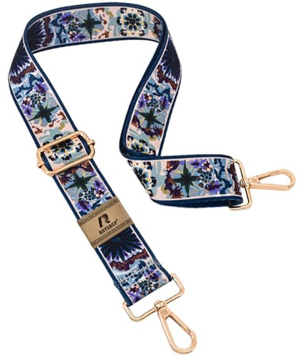 ROYGBCP Correa de repuesto para bolso de hombro, correa cruzada ajustable para mujer, bolsa de hombro ancha, 1.5 inches (width)