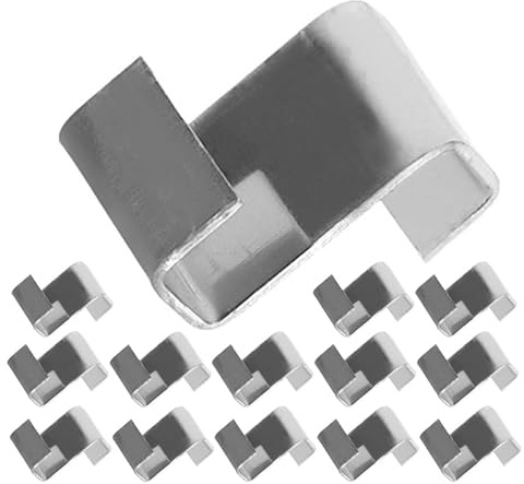 GALPADA 100pcs Greenhouse Glass z Clips Stainless Steel Fixing Clips for Greenhouse Panels