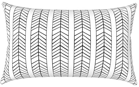 SELVFZ Almohadas lumbares resistentes al sol para exteriores con correa elástica, fundas decorativas a prueba de agua, cojines para tumbonas, funda de almohada