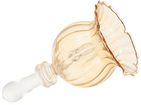 NOLITOY Campana de Cristal Clásica Campana Decorativa para Fiestas Bodas Aulas de Vidrio para Escritorio