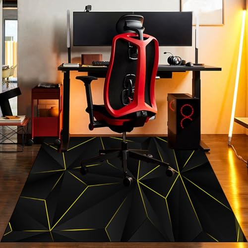 Alfombrilla para Silla de Oficina | Alfombra Silla Gaming | Alfombrilla de Suelo Duro para Escritorio | Alfombra Silla Ruedas | Oficina Protector de Suelo para Suelos de Madera Dura 140 x 160 cm