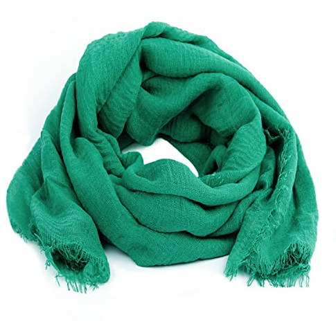 Karl Loven Pañuelo Mujer Bufanda Arrugada Fular Pashmina Cuello - 30 Colores