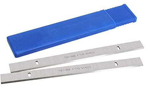 NO LOGO FMN-Home, 2pcs 8 210 mm Espesor HSS cepilladora Cuchillas 210x16.5x1.5mm Madera Cuchillo cepilladora for carpintería Erbauer Einhell Power Parts Tool (tamaño : 2pcs 8 210mm)