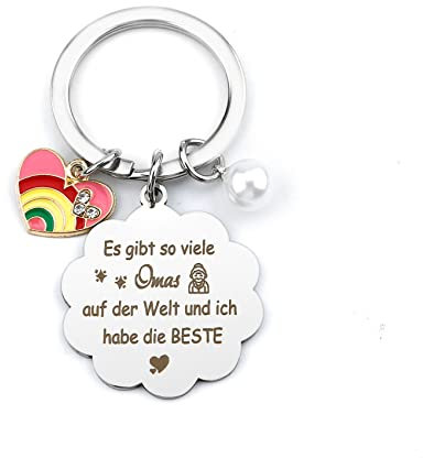 Oma Geschenk Muttertagsgeschenk Oma Geschenke für Oma Schlüsselanhänger Oma Beste Oma Geschenke Oma Geburtstagsgeschenk Oma und Opa Geschenke-Es gibt so viele Omas auf der Welt und ich habe die Beste