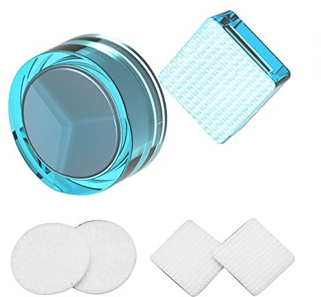 DONGKER Scheiben-Reinigungsmagnet, Mini Aquarium Dcheibenreiniger, 2,9cm Durchmesser, Doppelseitige Scheibenreiniger Magnet Cleaner für 4-8mm Dicke Glasfishbecken