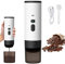 3 in 1 macchina per caffè portatile, 72 W caffettiera portatile, 12 V espresso macchina da caffè ricaricabile, USB caffettiere espresso con capsule, prenotazione dell'acqua 90 ml, per ufficio