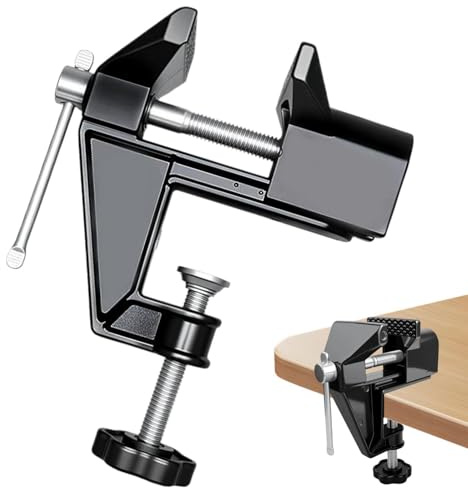Mini regolabile per intaglio e riparazione, dispositivo di serraggio da tavolo, per fai da te, fai da te, riparazioni, officina, lavorazione del legno e del metallo