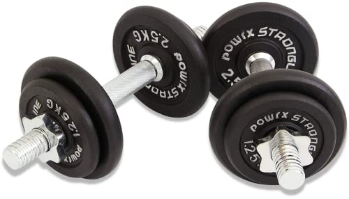 Haltère en fonte Set de 20 kg, 30 kg, 35 kg ou 50 kg (20 kg (2 x 10 kg))