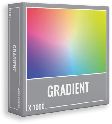 Cloudberries Gradient Puzzle: Colourful Puzzles for Adults 1000 Pieces, Jigsaw Puzzles for Adults 1000, Rainbow Puzzle with Fun Colour Gradient, 1000 Piece Jigsaw Puzzles