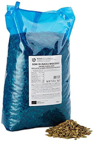 Probios Semi di Zucca Bio - Ricchi di Nutrienti - Perfetto per Piatti Dolci e Salati - Deliziosi e di Qualità Premium Semi Zucca - Confezione da 5 kg