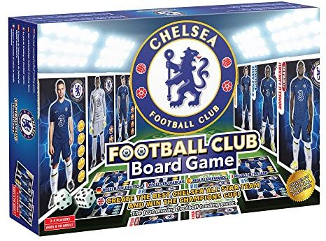 Football Billionaire Brettspiele | Familien-Brettspiele für Kinder und Erwachsene | Alter 6+ | Handels- und Familienstrategie-Brettspiel für 2-4 Spieler (Chelsea)