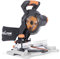 Evolution Power Tools R185CMS Li Akku-Gehrungs- und Kappsäge mit Mehrzweck-Schneide, 45° Fasen-, 45° Gehrungsschnitte, 850 W – 185 mm TCT-Sägeblatt im Lieferumfang enthalten, 3 Jahre Garantie