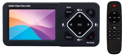 TEC Full HD 1080P HDMI Video/Game Capture Recorder 1080p 60fps Live Streaming Device TMREC-FHD3 HDMI Loop-Through Compatible, AV Analog Compatible | for Gaming, for Live Streaming, for Recording