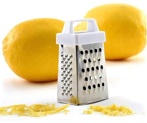 Mini Garlic Grater, Stainless Steel Cheese Ginger Vegetable Spices Small Grater for Kitchen