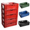 BirnePower Fleischerkiste Fleischkiste Eurofleischerkiste E2 Stapelkiste Kiste Eurobox Lagerkiste Metzgerkiste Box 60x40x20 cm (Blau, 1)
