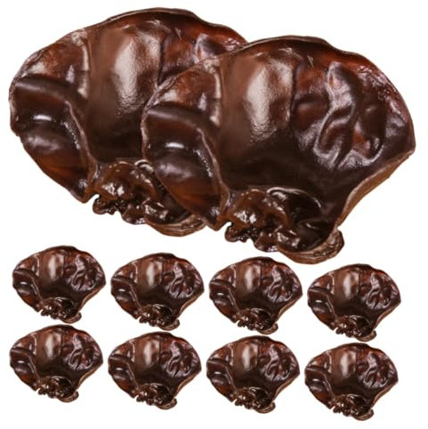 AOKWAWALIY 10pcs Piccoli Funghi Decorazione Artificiale Verdure Artificiali Funghi Ornamenti Funghi Funghi Finto Ortaggi Per La Fotografia Di Vegetale Simulazione Di Funghi Cibo PVC