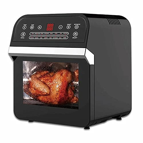 AJIEYMXD Air Fryer 12L 1600W Air Fryer Oven Toaster Rotisserie And Dehydrator With LED Digital Screen for Reheat or Grill Comfortable anniversary Efficency