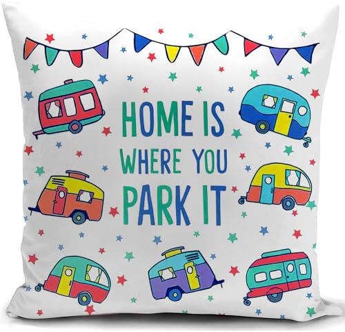 HUASHUZI campeggio accessori utili accessori camper federe camping gadget accessori camper interni regalo donna cuscini divano 40x40 cm decorativi copricuscini