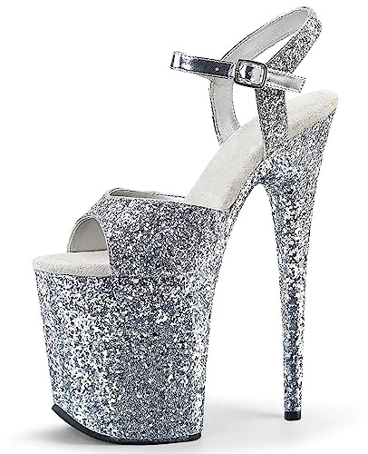 GXNRHG Décolleté da Donna con Plateau e Tacco a Spillo Décolleté con Punta Aperta Sottopiede Morbido Imbottito Tacchi Alti per Le Donne Décolleté Eleganti Sandali con Cinturino alla Caviglia