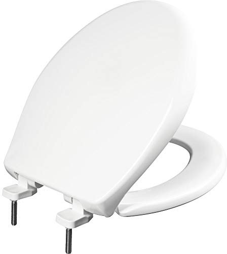 Bemis Gastfreundschaft rund geschlossen Front schwere Kunststoff WC-Sitz mit integriertem Sitz mit DuraGuard Antimikrobielle Schutz & Whisper Close Scharniere, 790TDGSL 000