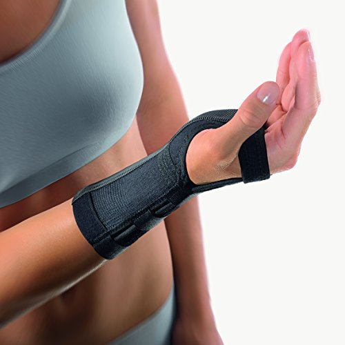 Bort 103300 Handgelenkstütze mit Alu-Schiene Gr. L, schwarz, rechts