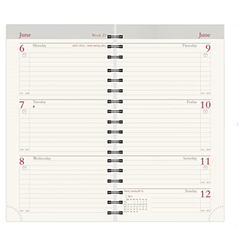2026 Senator (13 month) Pocket Diary Insert/Refill - Week to View - (INN) Cream paper