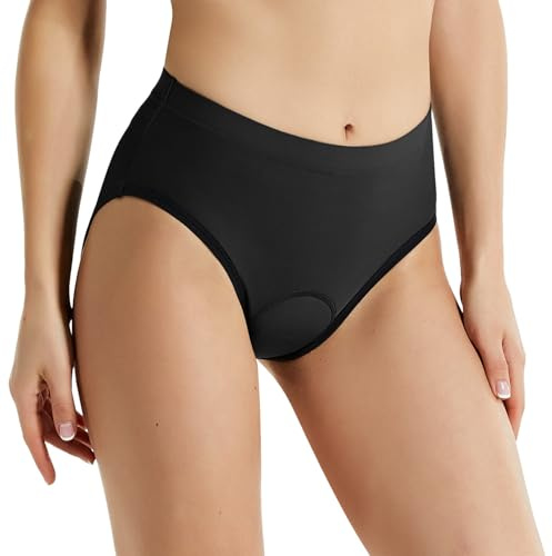 BALEAF Padded Cycling Shorts Women 4D Padded Cycle Underwear Bike Undershorts Bicycle Gel Riding Spin Black XXL