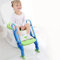 Toilettensitz Kinder mit Treppe T?pfchen T?pfchentrainer Trainer Sitz Faltbar Toilettensitz Verstellbarer Toilettenaufsatz Rutschfest Toilettenstuhl mit H?henverstellbarer Leiter und Griffen