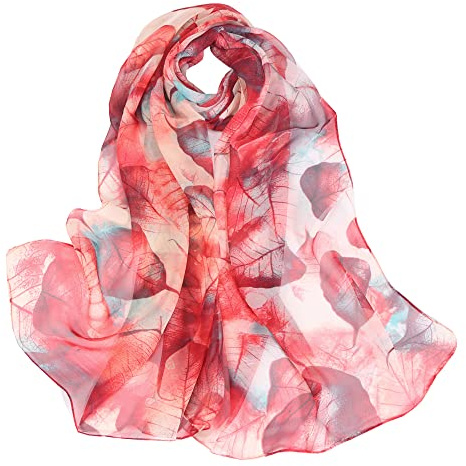 Ecroon Halsduk för kvinnor siden som en lång fyrkantig sjal wrap halsduk Etole Pashmina, I #, One size
