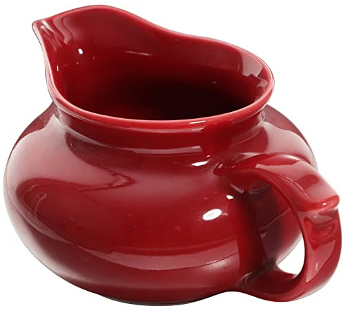 Luxshiny Ceramic Gravy Boat Sauce Cup for Salad Dressing Meat Gravy Cheese Dips and Broth Multi-Function Sauce Container for Home Dining and Entertaining 4.72 X 3.54 X 2.36 in