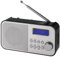 NEWTRO Tragbares DAB/FM-Radio mit Akku - Digitalradio, Baustellenradio & Küchenradio mit Kopfhöreranschluss, Tastensteuerung, Teleskopantenne und Senderspeicher, einfache Bedienung, kompakt & modern