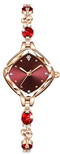 RORIOS Orologi Gioiello da Donna Orologi da Polso Signora Bracciale Orologio Impermeabile Analogico Quarzo Orologio Elegante Diamante Women Wrist Watch