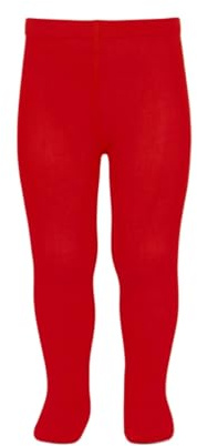 SalGiu Collant Neonato (3 paia) in Caldo Cotone Elasticizzato Invernali Calzamaglia Unisex Coprente (IT, Età, 12 mesi, 24 mesi, Rosso)