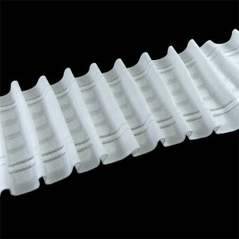 6 Metros,Cinta para Cortinas Plisada Fruncir Automático, Frunce Normal, Nido de Abeja,Tablas,Ojales-Anillos+25 Ganchos (F-Automática-Blanco)