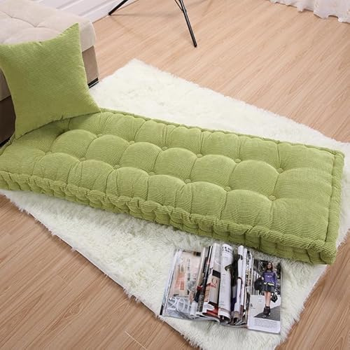 Coussin de banc d'extérieur 60 x 60 cm - Coussin d'assise et de dossier rembourré pour bancs de jardin, chaises longues, balançoires hollywoodiennes, sièges en palette - Coussin de sol confortable